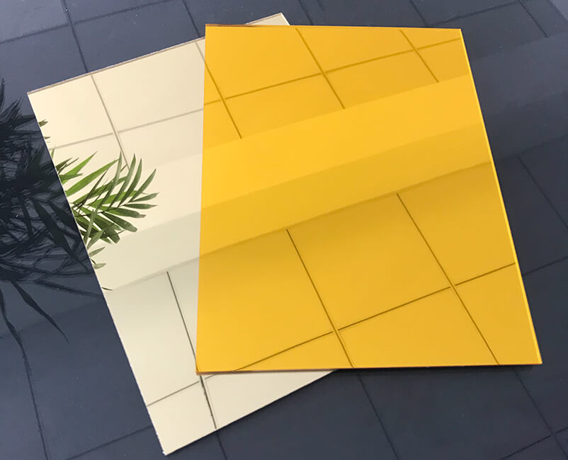 Painel acrílico PMMA anti-riscos